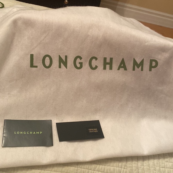 LONGCHAMP HONORÉ 404 leather tote in ruby. - Picture 13 of 16